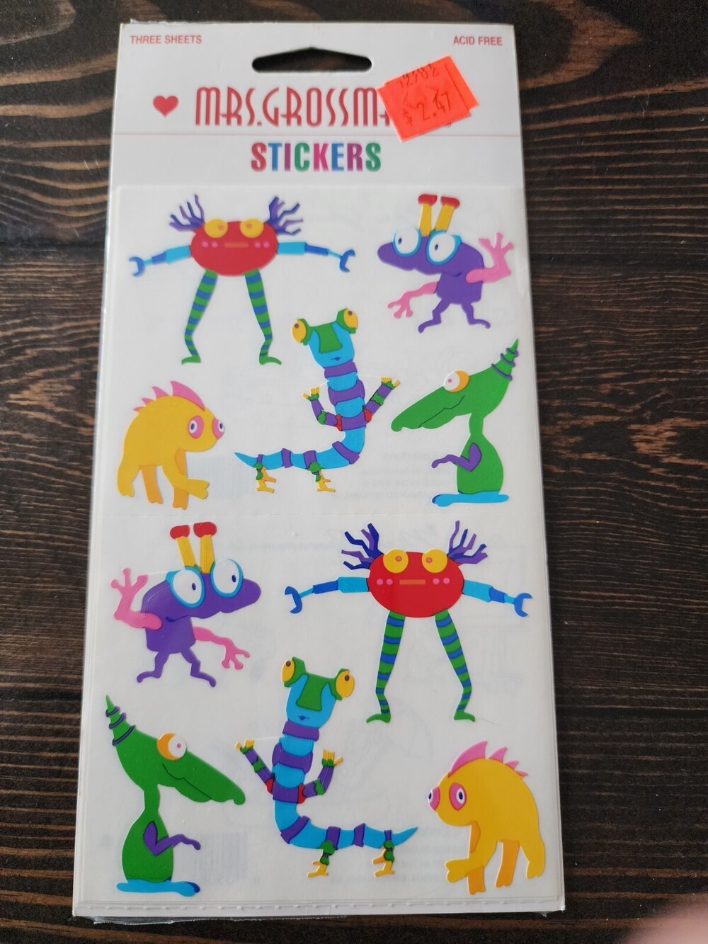 NEW Mrs Grossman's Endorfuns Scrapbook Stickers - Sealed RETIRED Vintage - #16